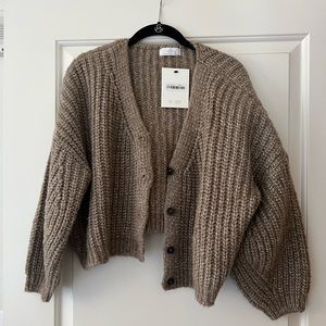 Oak+Fort chunky cropped sweater